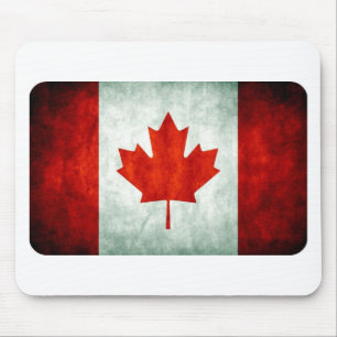 Alfombrilla De Ratón Bandera de Canadá con problemas