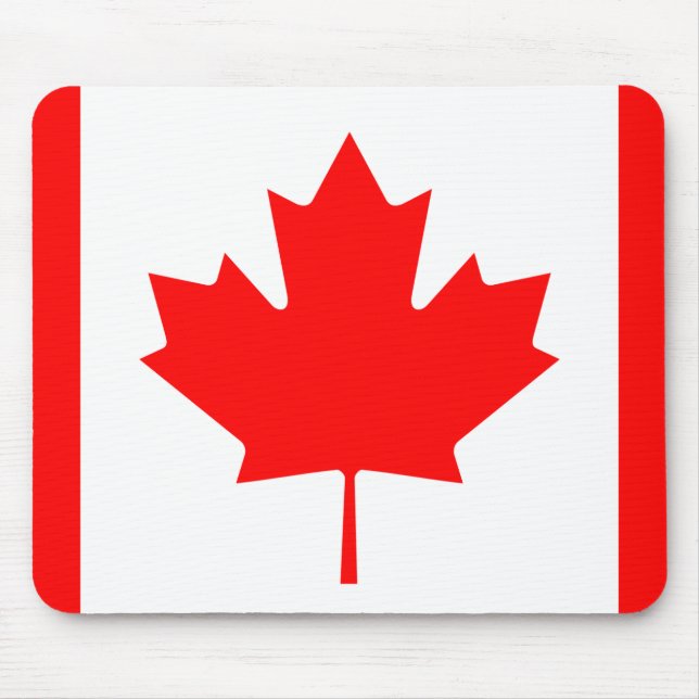 Alfombrilla De Ratón Bandera de Canadá Mousepad (Frente)