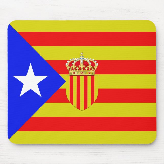 Alfombrilla De Ratón Bandera de Cataluña (Frente)