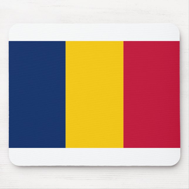 Alfombrilla De Ratón Bandera de Chad (Frente)