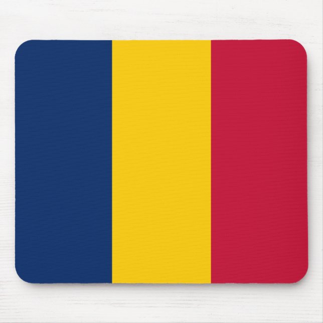 Alfombrilla De Ratón Bandera de Chad (país africano) (Frente)