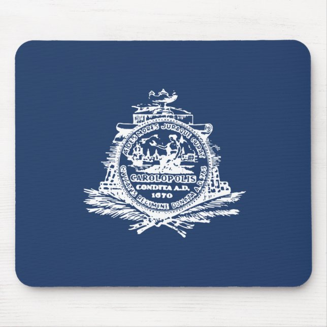 Alfombrilla De Ratón Bandera de Charleston (Carolina del Sur) (Frente)