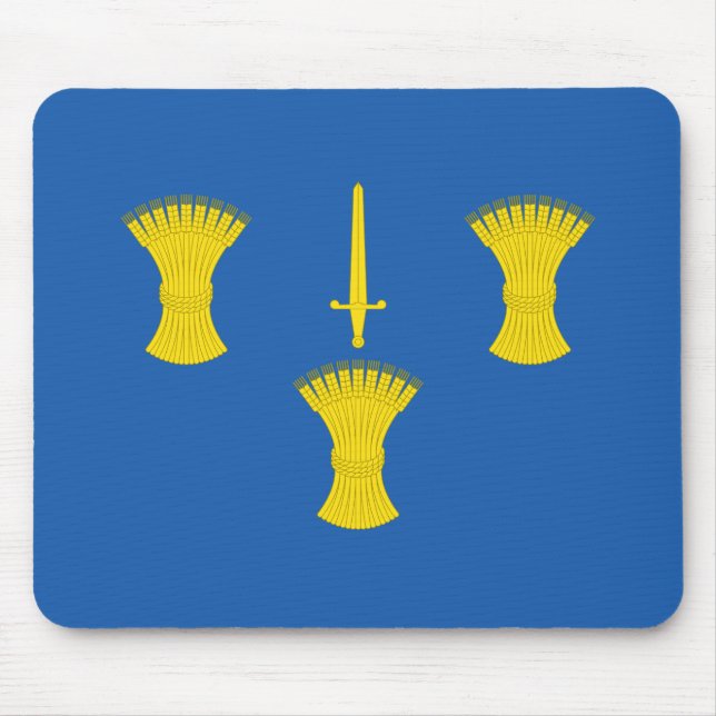 Alfombrilla De Ratón Bandera de Cheshire (condado del Reino Unido) (Frente)