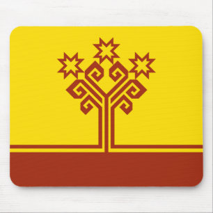 Alfombrilla De Ratón Bandera de Chuvashia