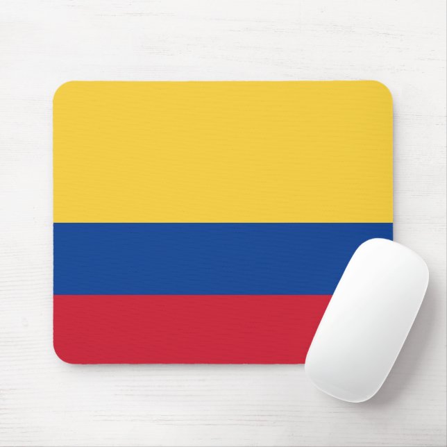 Alfombrilla De Ratón Bandera de Colombia (Con ratón)