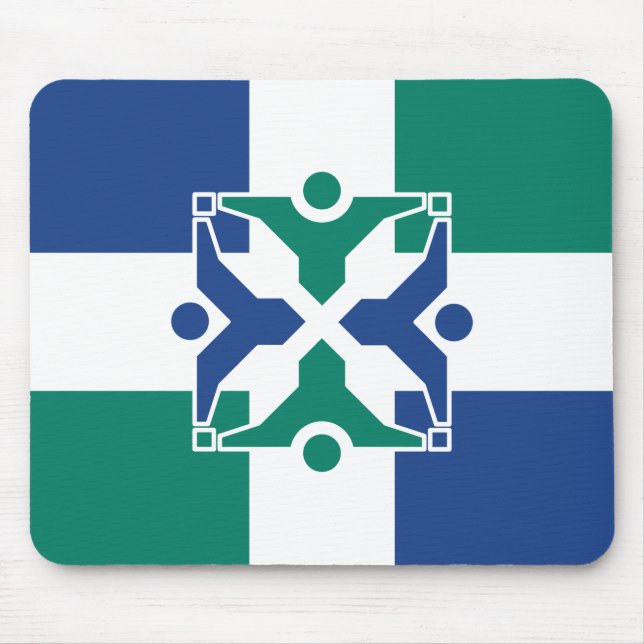 Alfombrilla De Ratón Bandera de Columbia (Missouri) (Frente)