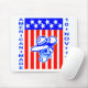 Alfombrilla De Ratón Bandera de cráneo de fabricación estadounidense 10 (Con ratón)