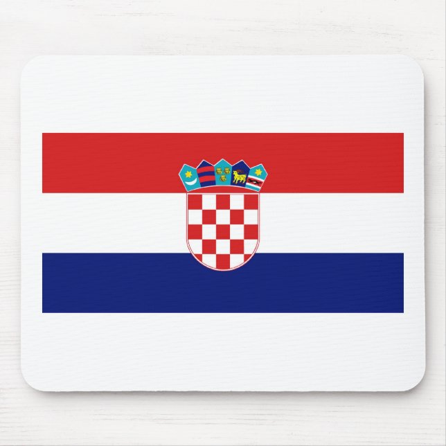 Alfombrilla De Ratón Bandera de Croacia (Frente)