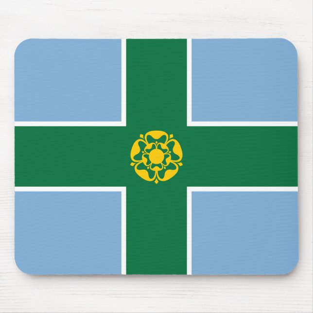 Alfombrilla De Ratón Bandera de Derbyshire (condado de Inglaterra, Rein (Frente)