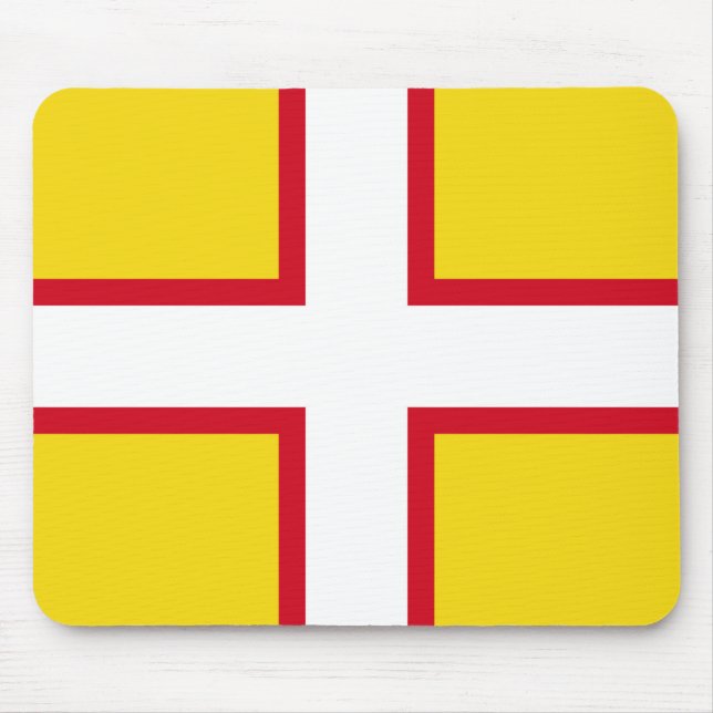 Alfombrilla De Ratón Bandera de Dorset (condado del Reino Unido) (Frente)