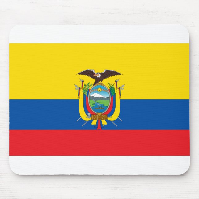 Alfombrilla De Ratón Bandera de Ecuador (Frente)