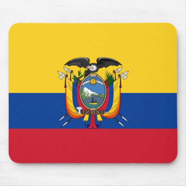 Alfombrilla De Ratón Bandera de Ecuador (Frente)