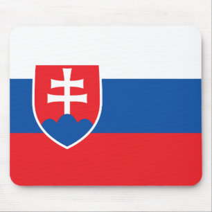 Alfombrilla De Ratón Bandera de Eslovaquia