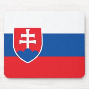 Alfombrilla De Ratón Bandera de Eslovaquia