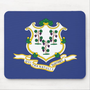 Alfombrilla De Ratón Bandera de estado de Connecticut