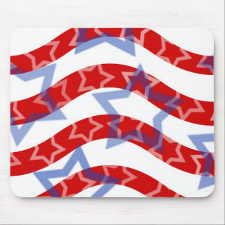 Alfombrilla De Ratón Bandera de Estados Unidos Diseño Estrellas Patriót