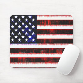 Alfombrilla De Ratón Bandera de Estados Unidos - Estados Unidos, lloviz