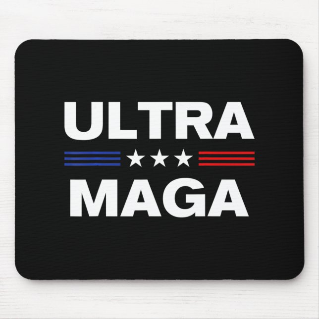 Alfombrilla De Ratón Bandera de Estados Unidos Ultra Maga 3 (Frente)