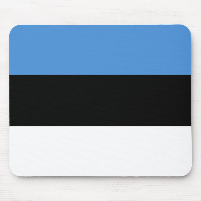 Alfombrilla De Ratón Bandera de Estonia (Frente)