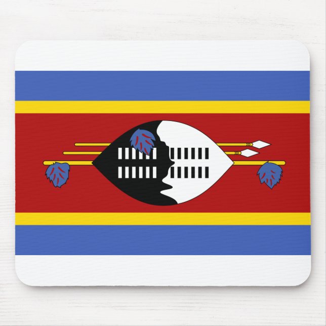 Alfombrilla De Ratón Bandera de Eswatini (Frente)