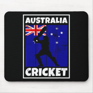 Alfombrilla De Ratón Bandera de fanático de críquet australiano de Aust