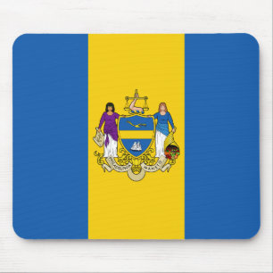 Alfombrilla De Ratón Bandera de Filadelfia, almohadilla del ratón de Pe