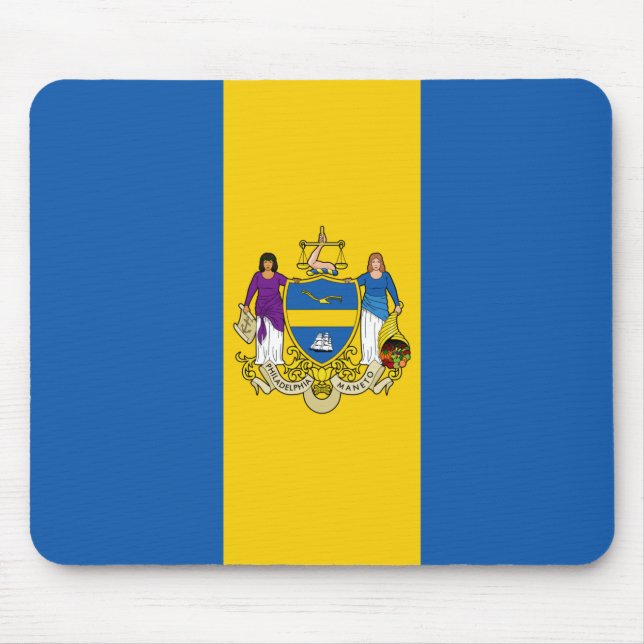 Alfombrilla De Ratón Bandera de Filadelfia (Pensilvania) (Frente)