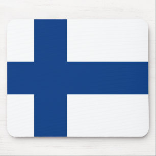 Alfombrilla De Ratón Bandera de Finlandia