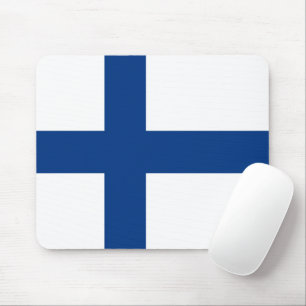 Alfombrilla De Ratón Bandera de Finlandia