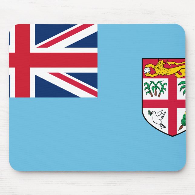 Alfombrilla De Ratón Bandera de Fiyi (Frente)
