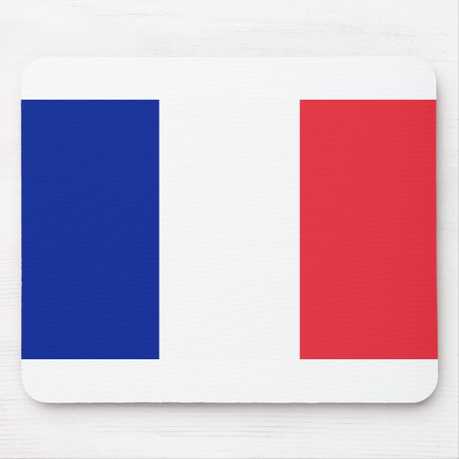 Alfombrilla De Ratón Bandera de Francia (Frente)
