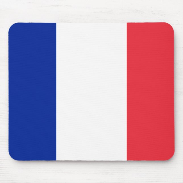 Alfombrilla De Ratón Bandera de Francia (Frente)