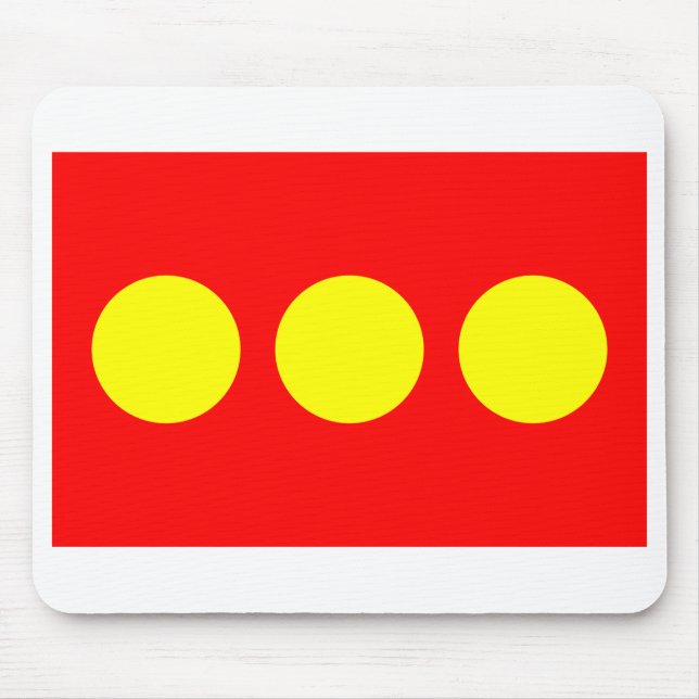 Alfombrilla De Ratón Bandera de Freetown Christiania (Frente)