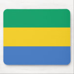 Alfombrilla De Ratón Bandera de Gabón<br><div class="desc">Productos de bandera mundial de personalizable - Por favor,  no dude en añadir su propio texto.</div>