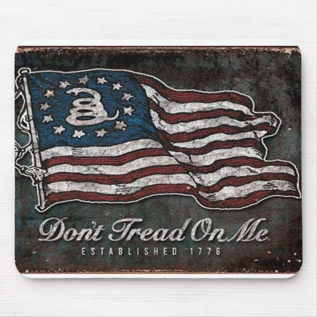 Alfombrilla De Ratón Bandera de Gadsden - libertad o muerte (Frente)