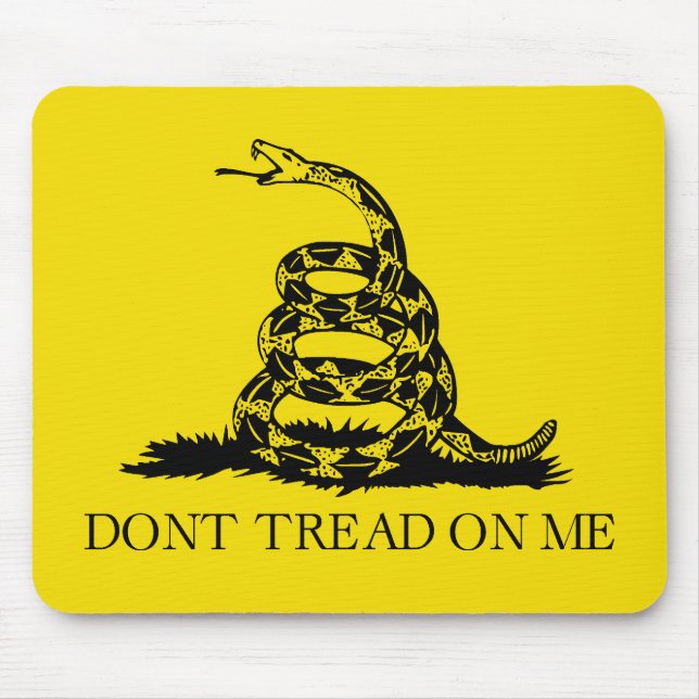 Alfombrilla De Ratón Bandera de Gadsden Rattlesnake: Guerra Revoluciona (Frente)