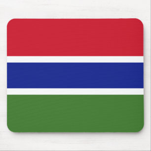 Alfombrilla De Ratón Bandera de Gambia Patriótica