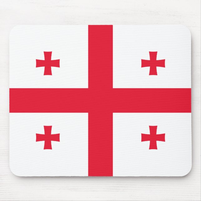 Alfombrilla De Ratón Bandera de Georgia (Frente)