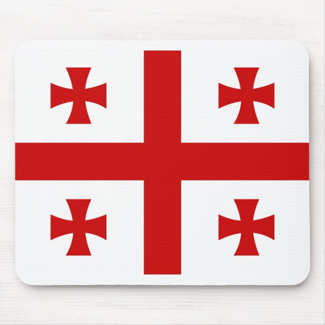 Alfombrilla De Ratón Bandera de Georgia (Frente)