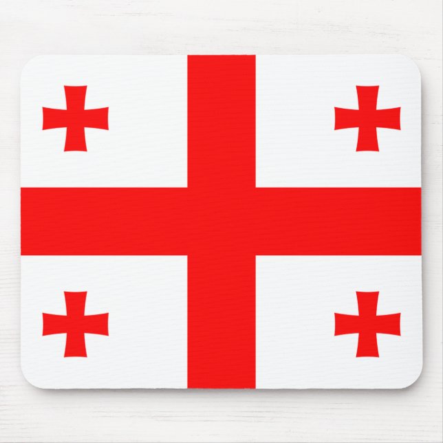 Alfombrilla De Ratón Bandera de Georgia (Frente)