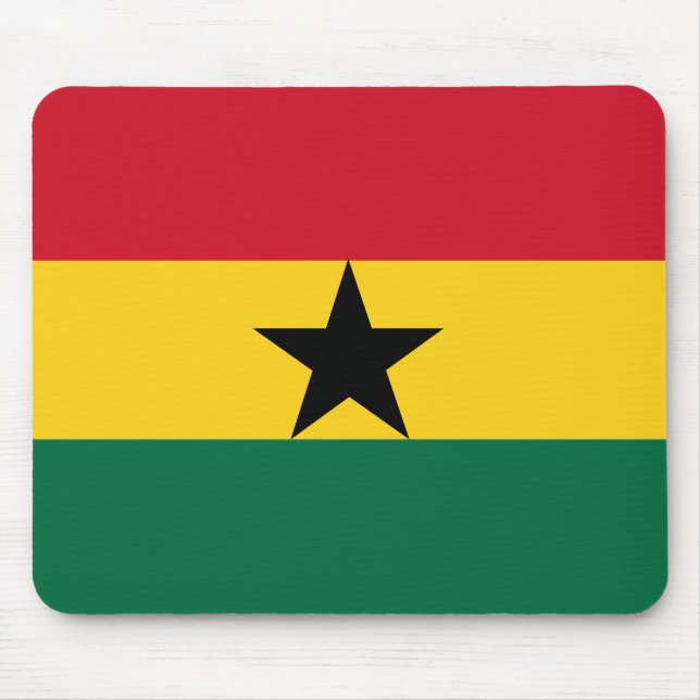 Alfombrilla De Ratón Bandera de Ghana (Frente)