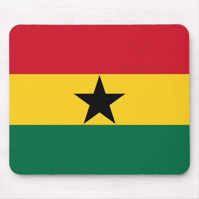 Alfombrilla De Ratón Bandera de Ghana (Frente)
