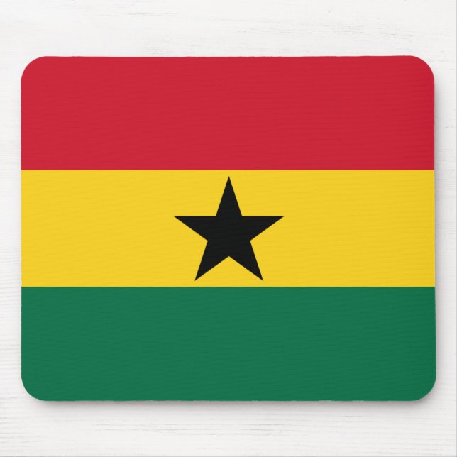 Alfombrilla De Ratón Bandera de Ghana Mousepad (Frente)