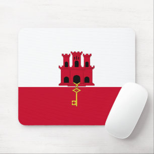 Alfombrilla De Ratón Bandera de Gibraltar