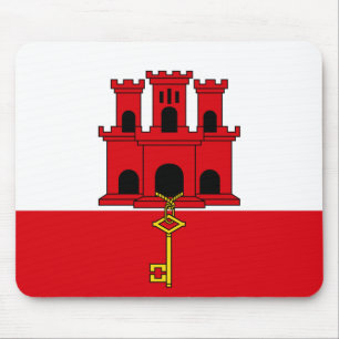 Alfombrilla De Ratón Bandera de Gibraltar