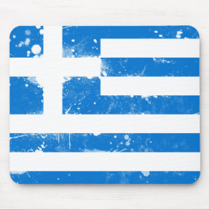 Alfombrilla De Ratón Bandera de Grecia