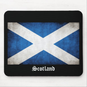 Alfombrilla De Ratón Bandera de Grunge de Escocia