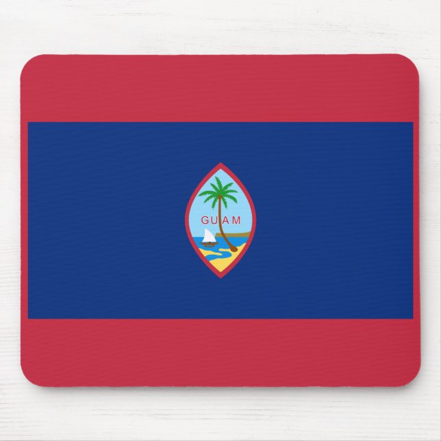 Alfombrilla De Ratón Bandera de Guam (Frente)