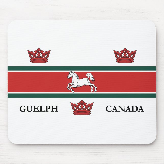 Alfombrilla De Ratón Bandera de Guelph (Ontario, Canadá) (Frente)