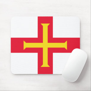 Alfombrilla De Ratón Bandera de Guernsey